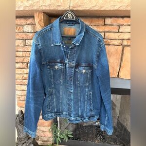 American Eagle Denim Jacket XL Blue Jean Trucker Classic